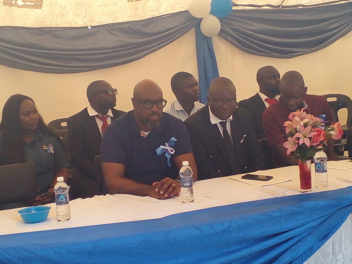 Hon Bvute and Madzibaba Benji guests at Howson Primary School